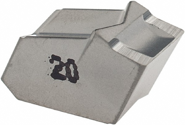 Cutoff Insert: GFN 6 IC-20, Carbide, 6.39 mm Cutting Width