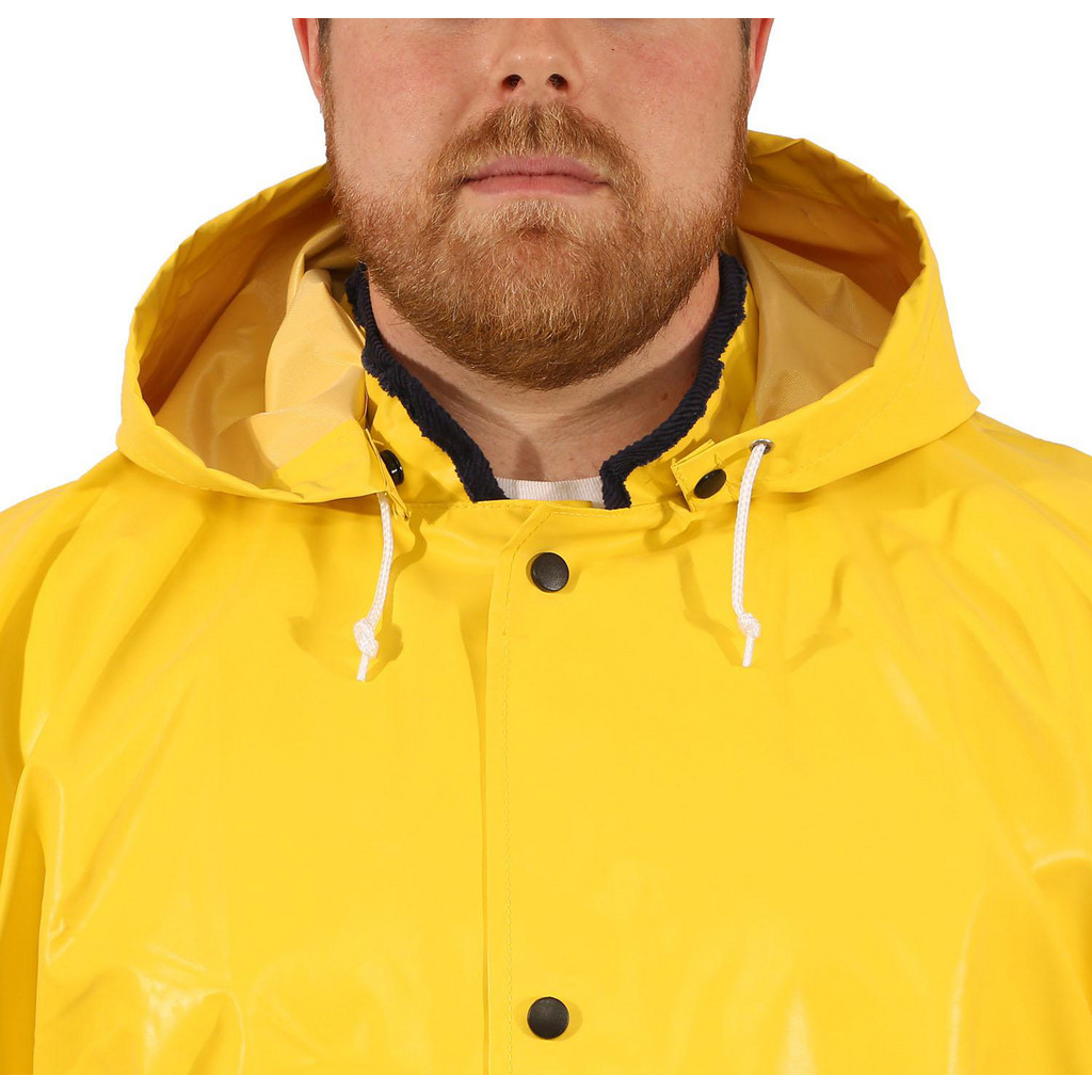 Tingley | Magnaprene Rain Hood: Neoprene on Nylon, Size 10 x 9 - Yellow, No | Part #H12107.LG