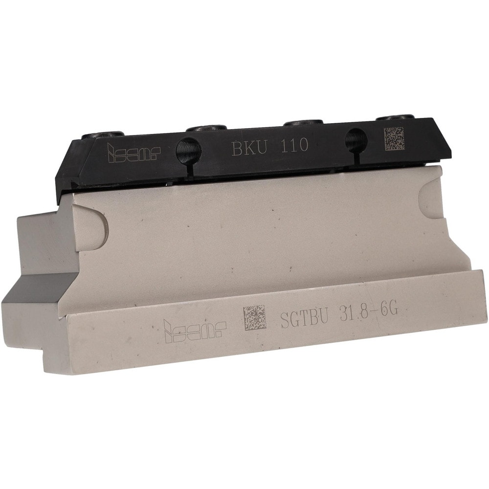 Tool Block Style SGTBU, 1.26" Blade Height, 4.33" OAL, 2.1"& OAH, Indexable Cutoff Blade Tool Block