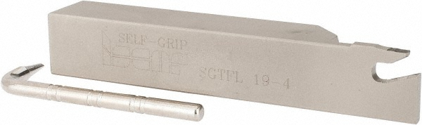 Iscar 2300803 Indexable Cutoff Toolholder: 2" Max Workpiece Dia, 0.139" Min Insert Width, Left Hand Image