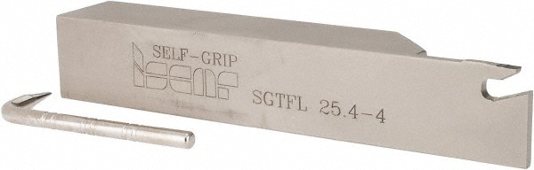 Indexable Cutoff Toolholder: 2.5" Max Workpiece Dia, 0.139" Min Insert Width, Left Hand