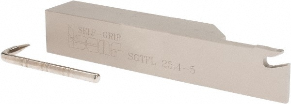 Indexable Cutoff Toolholder: 3" Max Workpiece Dia, 0.178" Min Insert Width, Left Hand