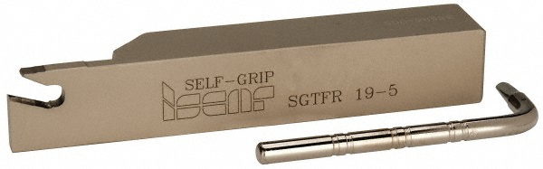 Iscar 2300853 Indexable Cutoff Toolholder: 2" Max Workpiece Dia, 0.178" Min Insert Width, Right Hand Image
