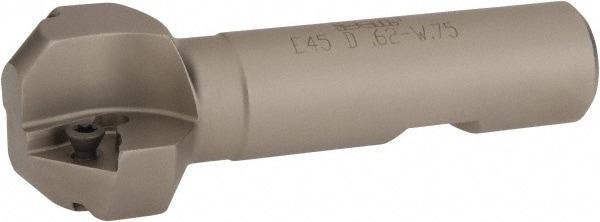 Iscar 3110004 45° Lead Angle, 5/8" to 1.41" Cut Diam, 3/4" Shank Diam, Indexable & Chamfer End Mill Image