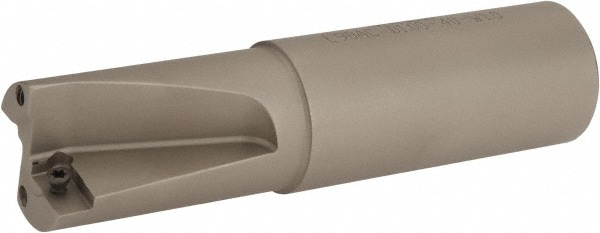 Iscar 3100401 1" Cut Diam, 0.4" Max Depth, 1" Shank Diam, Weldon Shank, 4.02" OAL, Indexable Square-Shoulder End Mill Image