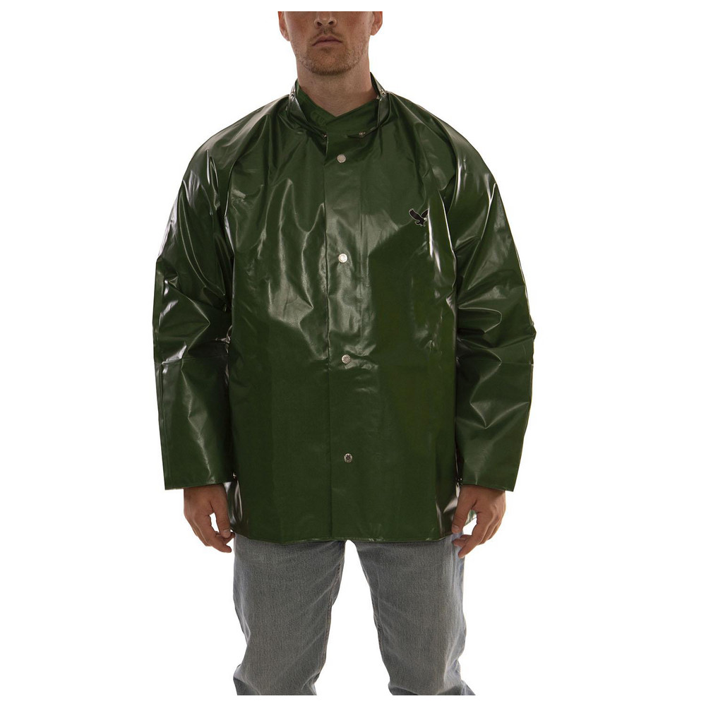 Tingley Rain & Chemical Resistant Jacket XSmall, Green, 60846052