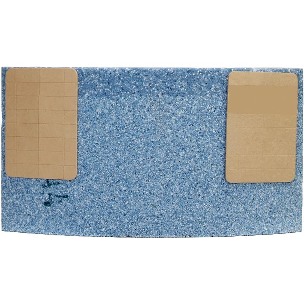 Surface Grinding Segment: 11-1/4" Wide, 6" High, 2-1/4" Thick - Ceramic, 30 Grit, Hardness F, Blue Print ME30777