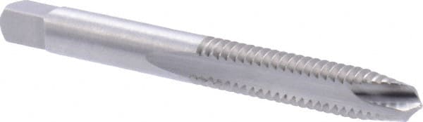 Bright High-Helix Union Butterfield 1588 Uncoated 1/2-20 Thread Size Round Shank with Square End Finish Bottoming Chamfer High-Speed Steel Spiral Flute Tap UNF 