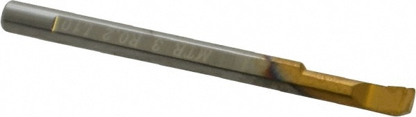 Carmex MTR3R0.2L10 Boring Bar: 0.12" Min Bore, 0.39" Max Depth, Right Hand Cut, Solid Carbide Image