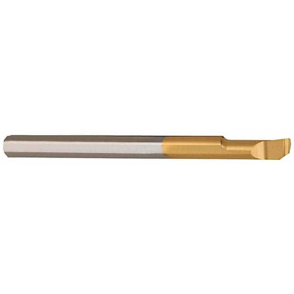 Carmex MTR4R0.2L10 Boring Bar: 0.16" Min Bore, 0.39" Max Depth, Right Hand Cut, Solid Carbide 