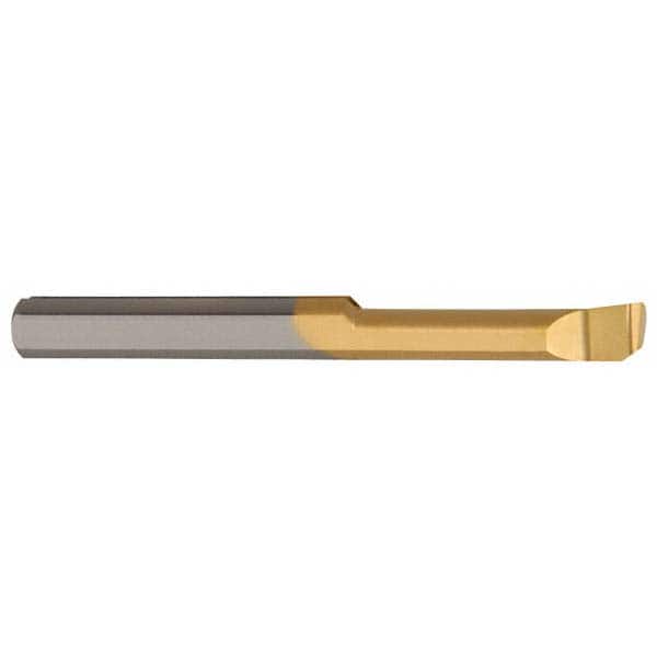 Carmex MTR5R0.2L22 Boring Bar: 0.2" Min Bore, 0.87" Max Depth, Right Hand Cut, Solid Carbide 