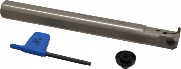 Iscar 2850057 0.22" Max Depth, 0.118" to 0.118" Width, Internal Right Hand Indexable Grooving Toolholder Image