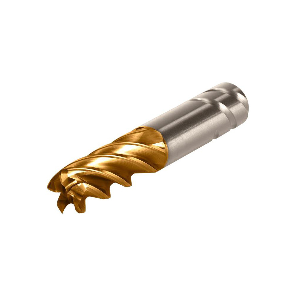 Kennametal  HARVI II Corner Radius End Mill 2000 mm Dia 3800 mm LOC 100 mm Corner Radius 5 Flute Solid Carbide  10400 mm OAL 36 deg