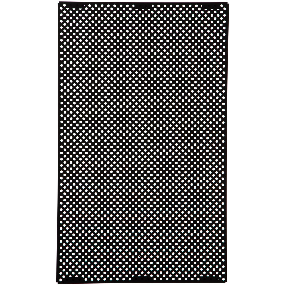 Decorative Metal Panels, Large, Black, 20.72" × 0.5" × 34.33" - Panels Only, Frames Sold Separately, Compatible with 50 gal Landmark Series Containers (FG397500) & 51  gal Tailor Container (2182678)