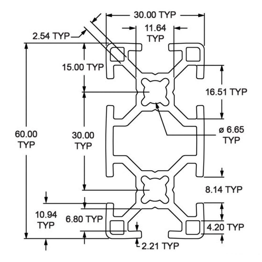 80/20 Inc. - T-Slot Framing: Frame Type: T-Slotted; Duty Grade ...