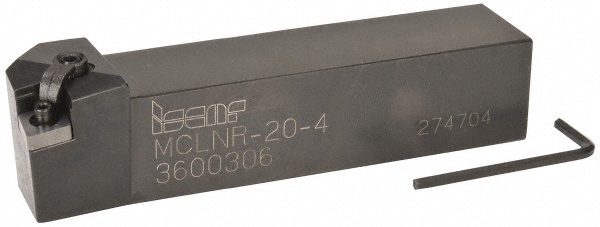 Iscar 3600306 RH MCLN 0&deg; Negative Rake Indexable Turning Toolholder Image