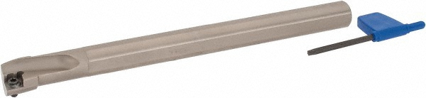 Indexable Boring Bar: S-SCLCR 10-3, 0.7800" Min Bore, Right Hand, -5 deg Lead, Steel
