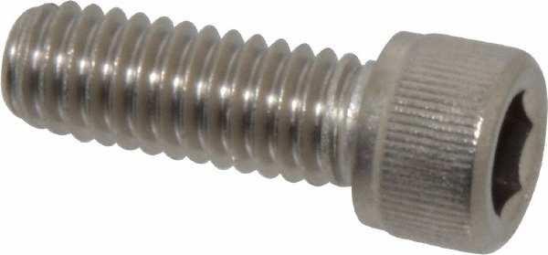 Value Collection 3TSCS95C014 Hex Head Cap Screw: 5/16-18 x 7/8", Grade 316 Stainless Steel, Uncoated Image