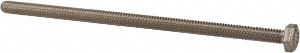 Value Collection R56000116 Hex Head Cap Screw: 1/4-20 x 5-1/2", Grade 316 Stainless Steel, Uncoated Image