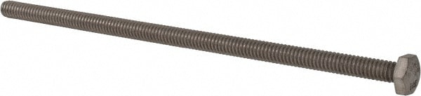 Value Collection R56000118 Hex Head Cap Screw: 1/4-20 x 6", Grade 316 Stainless Steel, Uncoated Image