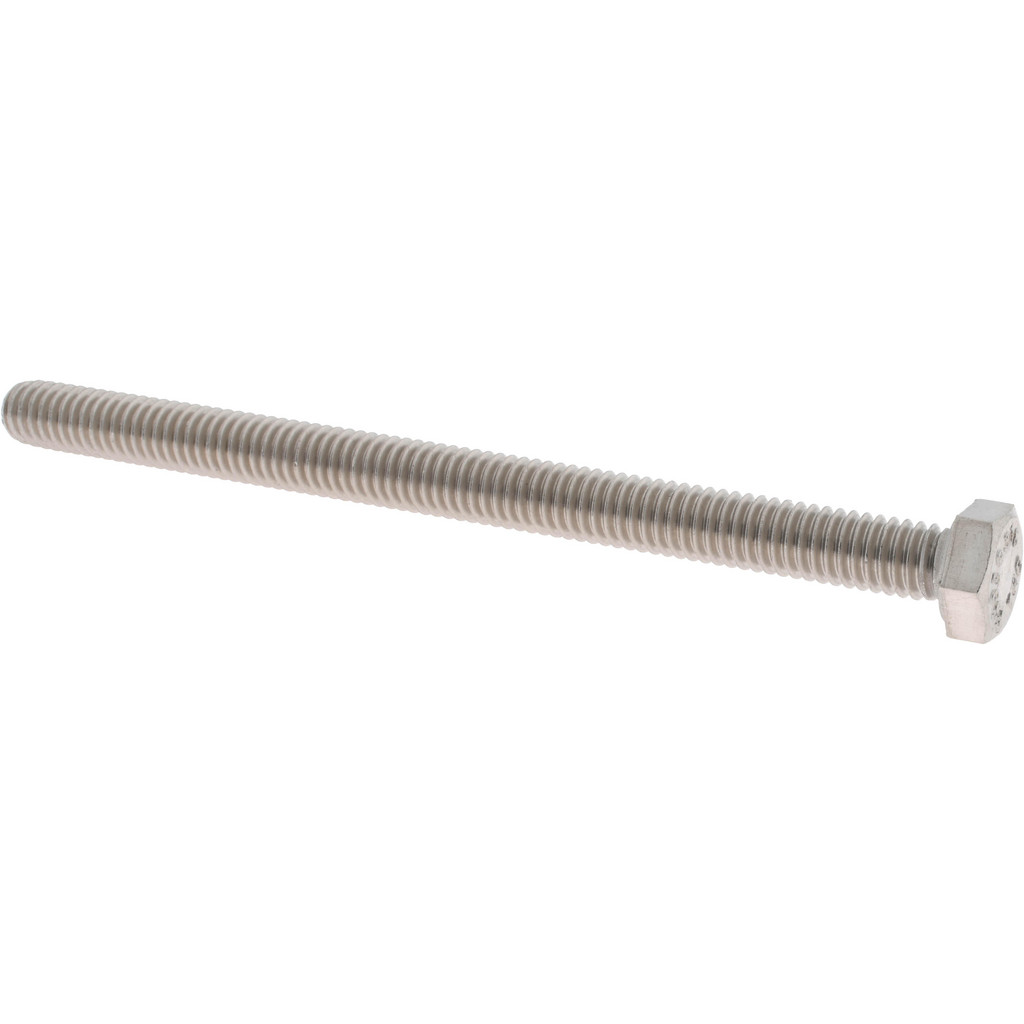 Value Collection R56000150 Hex Head Cap Screw: 5/16-18 x 4-1/2", Grade 316 Stainless Steel, Uncoated Image