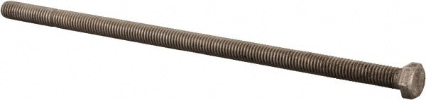 Value Collection R56000178 Hex Head Cap Screw: 3/8-16 x 9", Grade 316 Stainless Steel, Uncoated Image