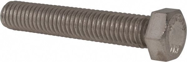 Value Collection 3TBT907C0208 Hex Head Cap Screw: 7/16-14 x 2-1/2", Grade 316 Stainless Steel, Uncoated Image