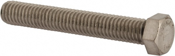 Value Collection 3TBT907C0300 Hex Head Cap Screw: 7/16-14 x 3", Grade 316 Stainless Steel, Uncoated Image