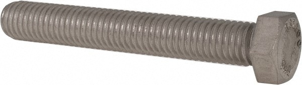 Value Collection 399182PS Hex Head Cap Screw: 1/2-13 x 3-1/2", Grade 316 Stainless Steel, Uncoated Image