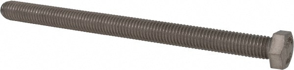 Value Collection R56000214 Hex Head Cap Screw: 1/2-13 x 7", Grade 316 Stainless Steel, Uncoated Image