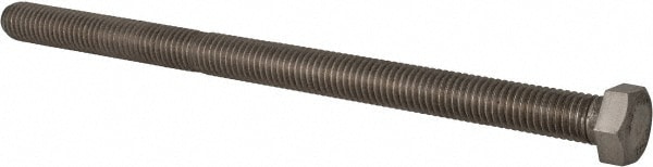 Value Collection R56000216 Hex Head Cap Screw: 1/2-13 x 8", Grade 316 Stainless Steel, Uncoated Image