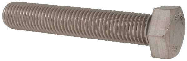 Value Collection R56000268 Hex Head Cap Screw: 7/8-9 x 5", Grade 316 Stainless Steel, Uncoated Image