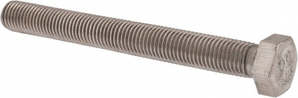 Value Collection R56000276 Hex Head Cap Screw: 7/8-9 x 8", Grade 316 Stainless Steel, Uncoated Image