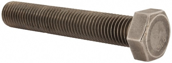 Value Collection R56000288 Hex Head Cap Screw: 1-8 x 6", Grade 316 Stainless Steel, Uncoated Image