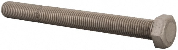 Value Collection R56000292 Hex Head Cap Screw: 1-8 x 10", Grade 316 Stainless Steel, Uncoated Image