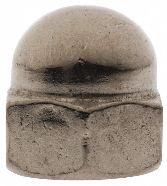 Value Collection 3TNC904C 1/4-20" UNC, 7/16" Width Across Flats, Uncoated, Stainless Steel Acorn Nut Image