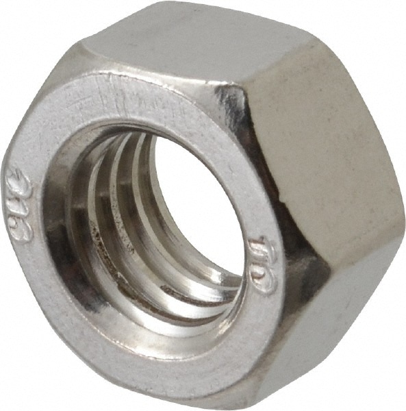 Value Collection R56001316 7/16-14 UNC Stainless Steel Right Hand Hex Nut Image