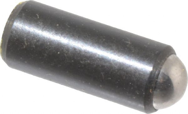 Steel Press Fit Ball Plunger: 0.188" Dia, 0.44" Long
