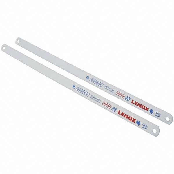 Hand Hacksaw Blades; Blade Material: Bi-Metal ; Blade Length (Inch): 12 ; Blade Width (Inch): 1/2 ; Flexible Blade: Yes ; Cutting Edge Style: Toothed Edge ; Blade Thickness (Decimal Inch): 0.0230