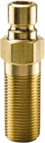 Hydraulic Hose Male Pipe Thread Extended Nipple: 3/8", 1/8", 200 psi