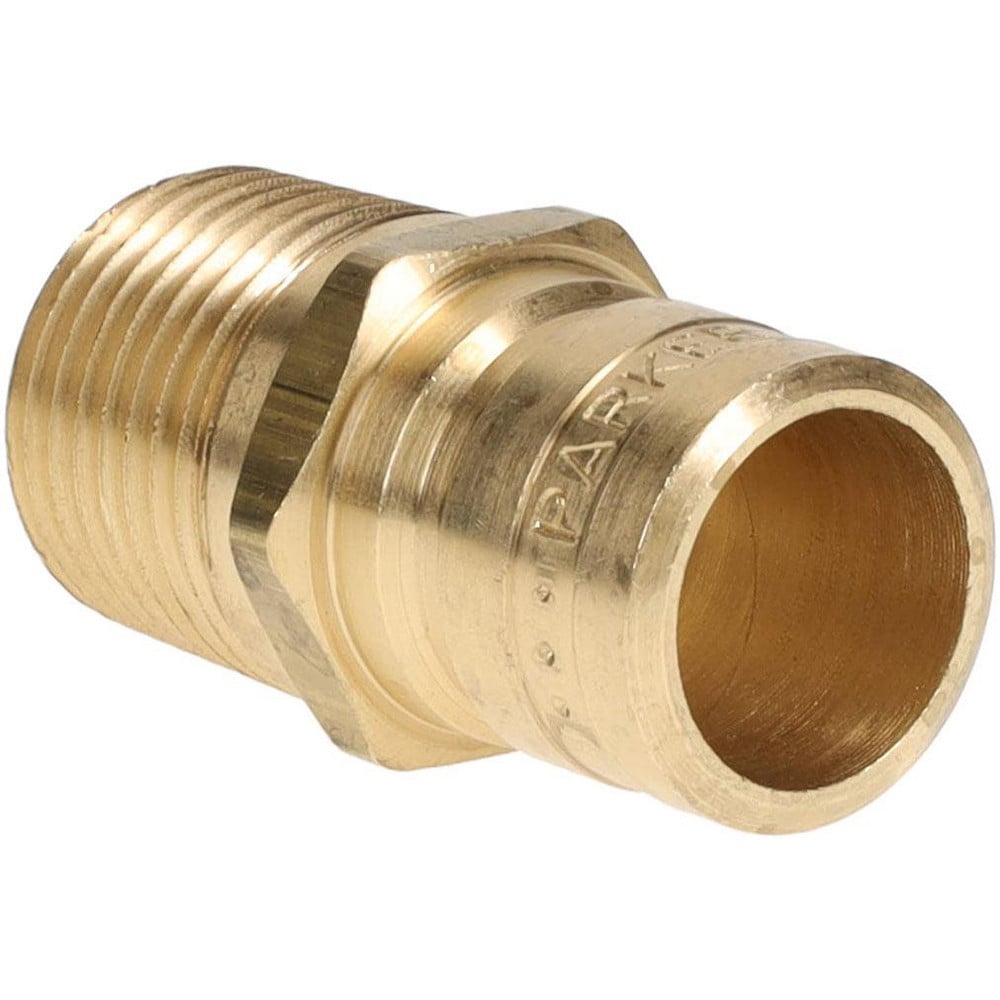 Parker - Hydraulic Hose Male Pipe Rigid Nipple Fitting: 1/2