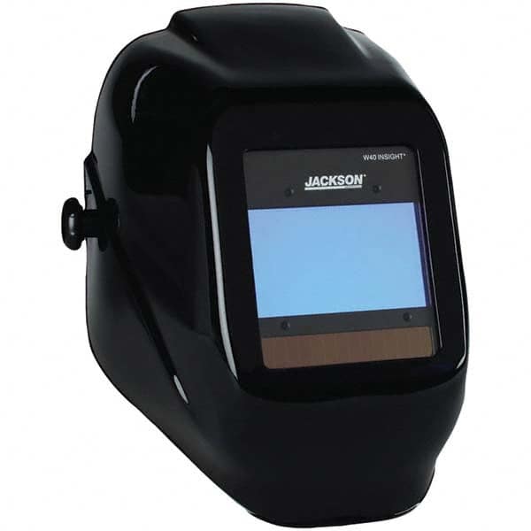 Jackson Safety 46131 Welding Helmet with Digital Controls: Black, Thermoplastic, Shade 9 to 13, Ratchet Adjustment 