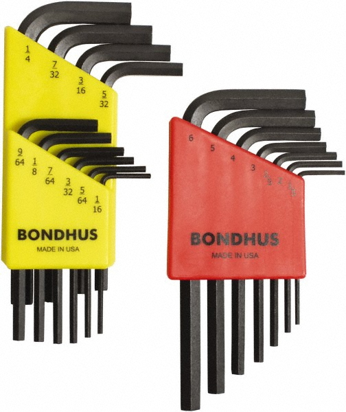 17 Piece L-Key Hex Key Set