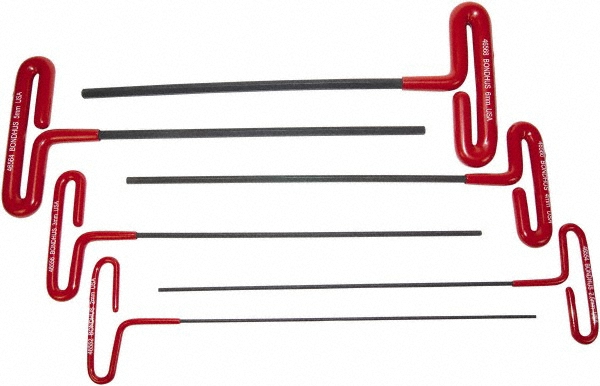 T-handle Hex Keys EKLIND 8-Piece Cush Grip Hex Key Set - 6 Inch