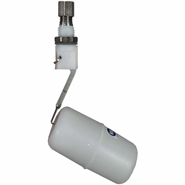 Control Devices 1/4" Pipe, Brass, Angle PatternSingle Seat, Mechanical Float Valve MSC