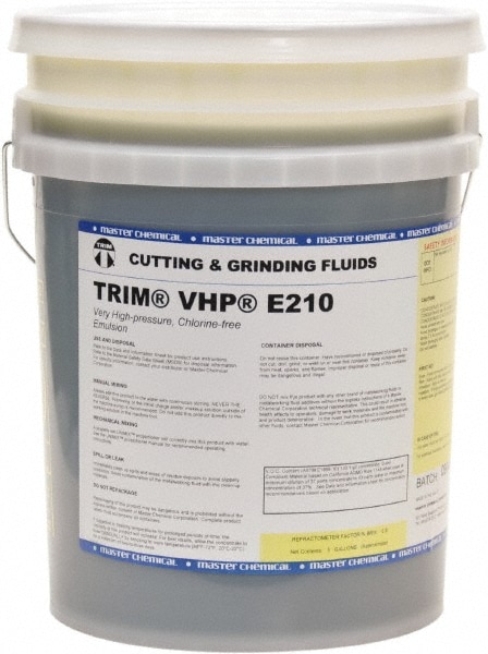 Master Fluid Solutions VHPE210-5G Cutting & Grinding Fluid: 5 gal Pail Image