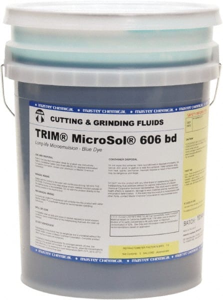 Master Fluid Solutions MS606BD-5G Cutting & Grinding Fluid: 5 gal Pail 