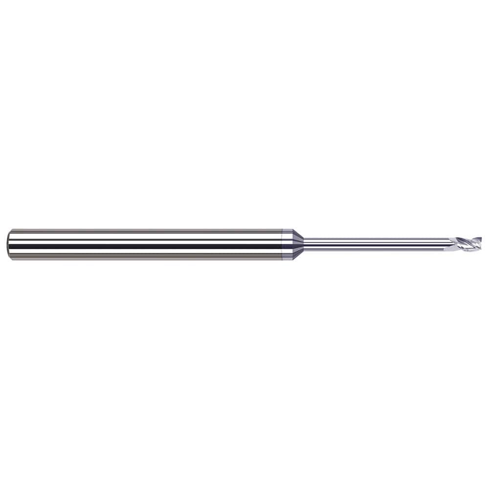 Harvey Tool 879262-C8 Square End Mill: 1/16" Dia, 3 Flutes, 3/32" LOC, Solid Carbide, 42 ° Helix Image