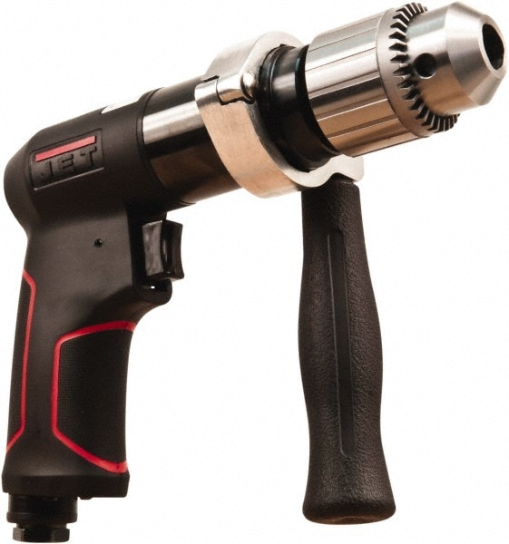 Jet 505621 Air Drill: 1/2" Keyed Chuck, Reversible Image