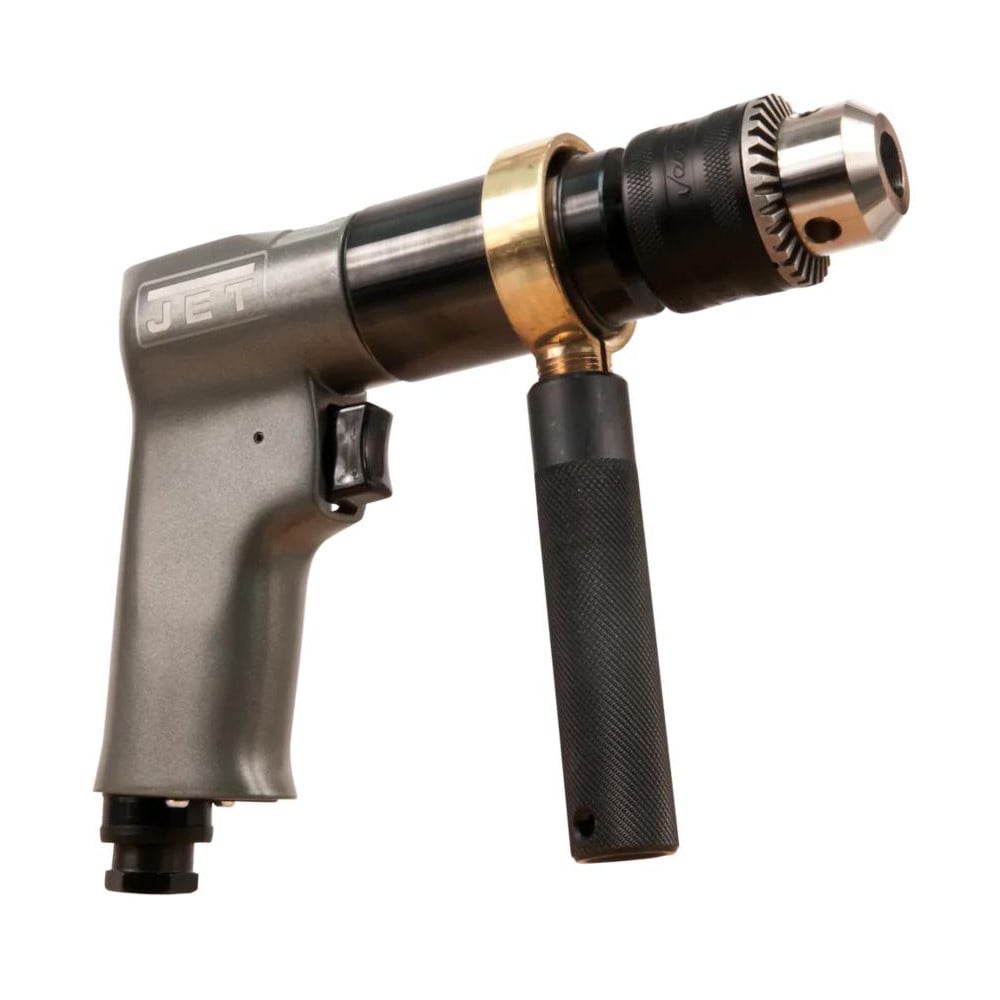 Jet 505601 Air Drill: 1/2" Keyed Chuck, Reversible Image